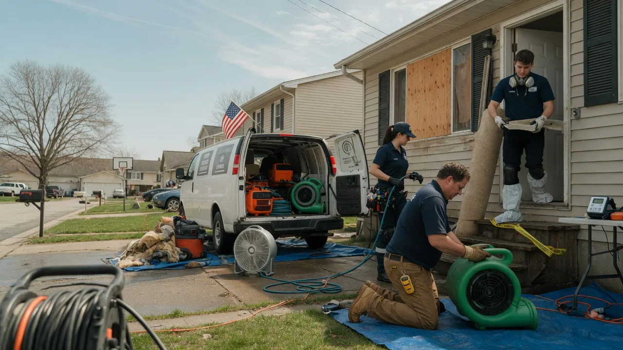 Water Damage Restoration in Defiance, IA near me
